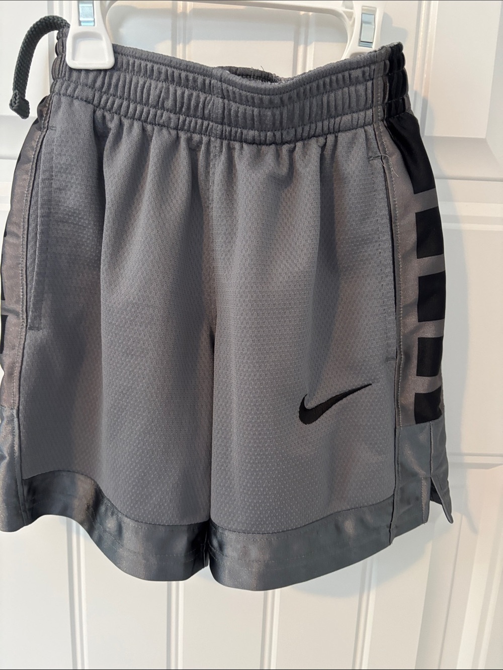 Nike Gray and Black Athletic Shorts